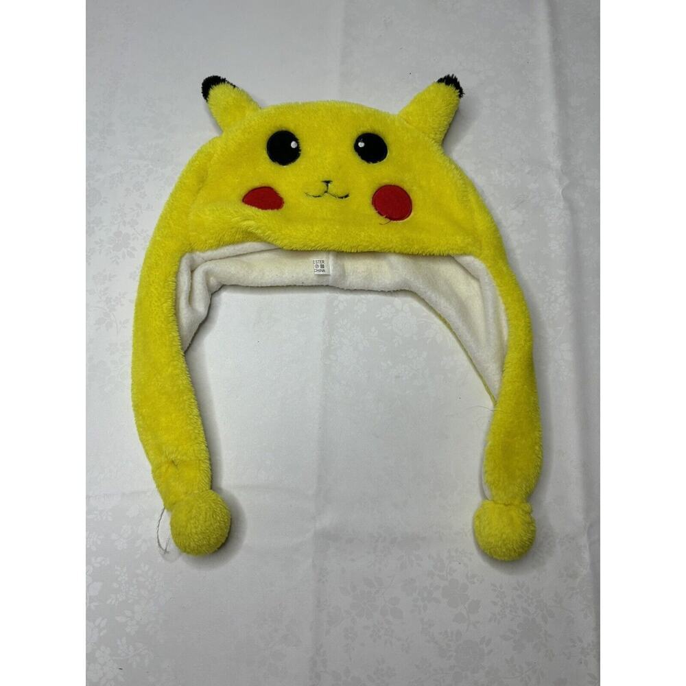 Pokémon Pikachu Plush Winter Yellow Beanie Hat